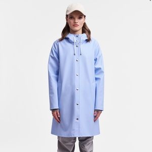 Light blue Stutterheim x Barney’s Jacket